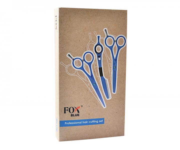 Sada kadernckych nonc Fox Color Blue 5,5" + britva - modr