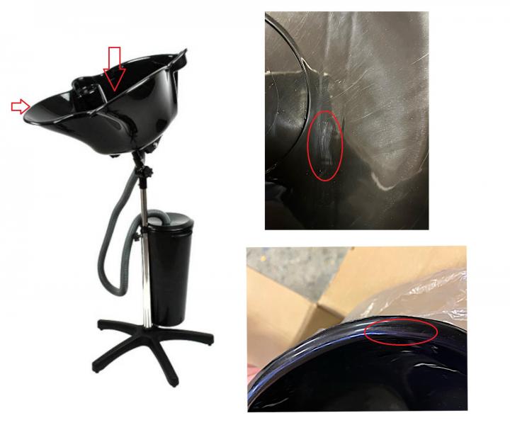 Kadern�cka um�vacia misa Hairway QUICK - prenosn�, �ierna - II. akos� - drobn� odreniny