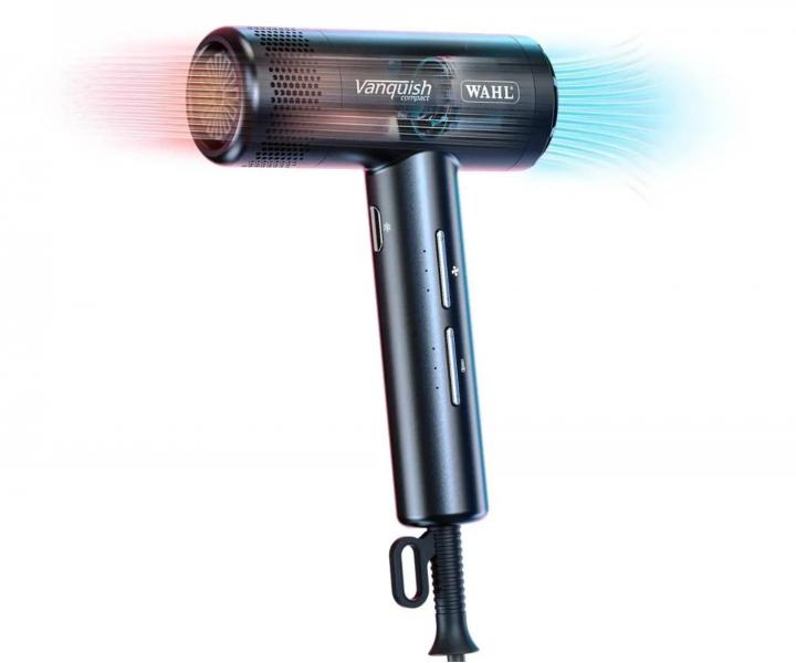 Kompaktn profesionlny fn na vlasy Wahl Vanquish Compact 4322-0470 - 1600 W, ierny