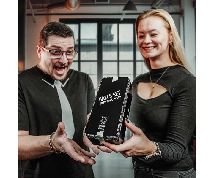 Darekov sada starostlivosti o intmne partie pre muov Angry Beards Balls Set With Ballswear