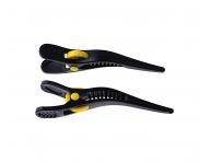 Klipsy do vlasov Duko 2524 10,2 cm - plastov, ierne, 2 ks