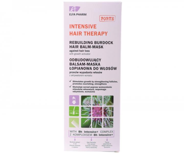 Maska proti vypad�vaniu vlasov Elfa Pharm Intensive Hair Therapy Forte Rebuilding Burdock Hair Balm-mask - 200 ml