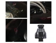 Kaderncky umvac box Detail Luxor - ierny (71) - II. akos, vada glazry