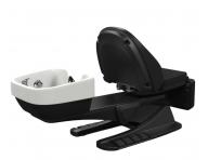 Luxusn� kadern�ck elektricky polohovate�n� um�vac� box SilverFox 6001 - �ierny, biele um�vadlo