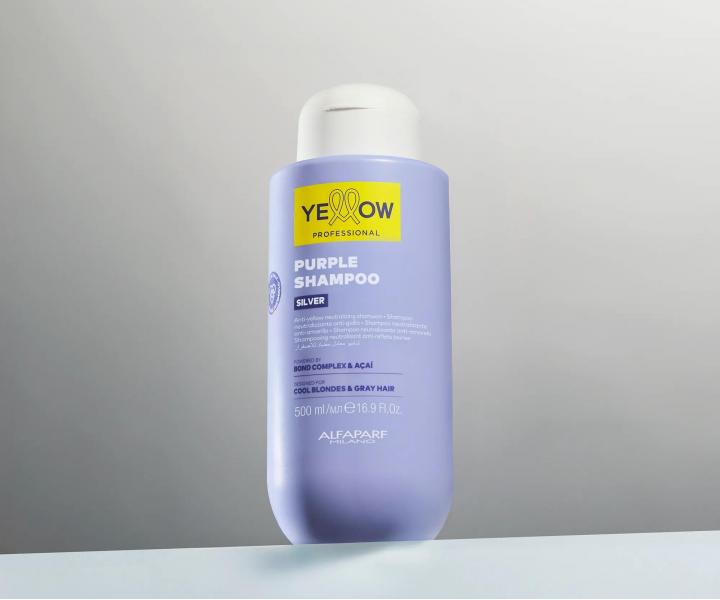 Fialov� �amp�n na neutraliz�ciu �lt�ch t�nov Yellow Professional Silver Purple Shampoo - 500 ml