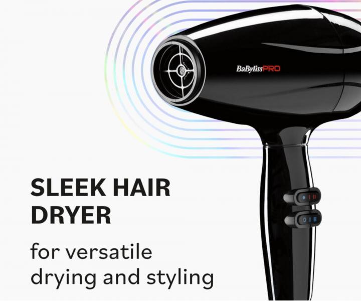 Profesion�lny f�n na vlasy BaByliss Pro Vero BAB6280E - 2000 W, �ierny
