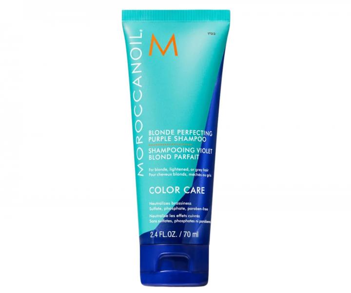 Darekov sada na neutralizciu ltch tnov blond, zosvetlench a edivch vlasov Moroccanoil Brilliant Blonde Trio