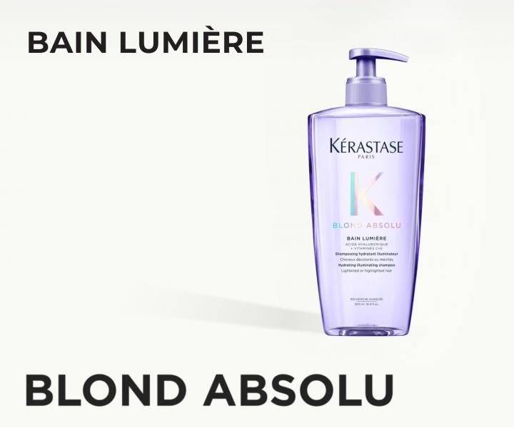 Rozjas�uj�ci �amp�n pre blond vlasy K�rastase Blond Absolu Bain Lumi�re - 500 ml