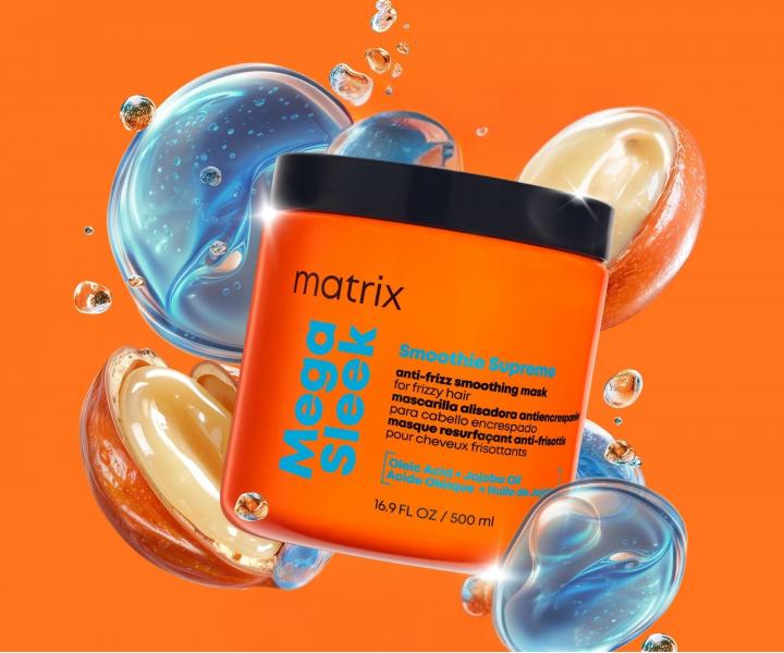 Uhladzuj�ca maska pre nepoddajn� vlasy Matrix Mega Sleek Smoothie Supreme Smoothing Mask - 500 ml