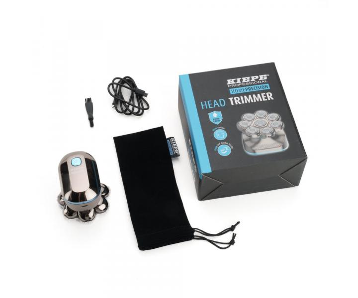 Rotan holiaci strojek na vlasy a telo Kiepe Professional Home Precision Head Trimmer 6230 - chrmov