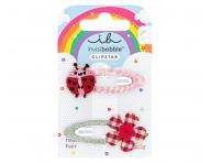 Detsk sponky do vlasov pukaky Invisibobble Clipstar Happy Ladybird - 2 ks