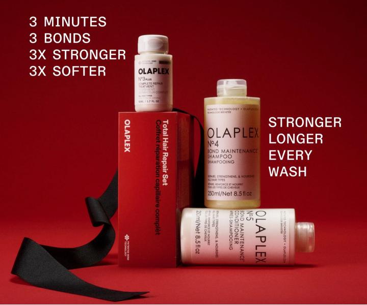 Dar�ekov� sada na regener�ciu a posilnenie po�koden�ch vlasov Olaplex Total Hair Repair Set