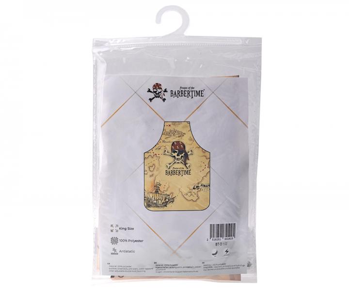 Pnska barber zstera Barbertime Mapped Pro Barber Apron - lt