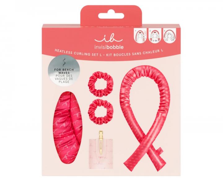 Set na vytvranie plovch vn Invisibobble Beach Curl L Heatless Curling Set