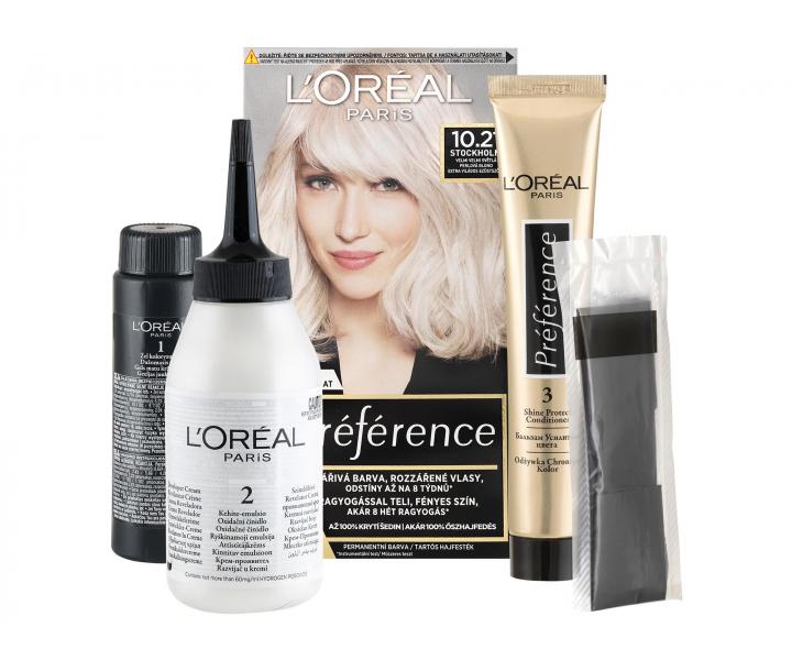Permanentn farba Loral Prfrence 10.21 vemi vemi svetl perlov blond