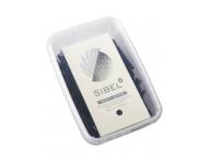 Vlnit sponka Sibel Wavy - 5 cm, ierna - 500 g