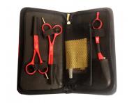 Sada kadernckych nonc Color Fox Red 5,5" + britva - erven