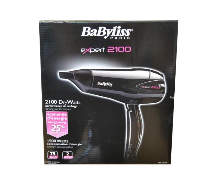 Fn na vlasy BaByliss D322E Expert 2100 - 2100W, ierny