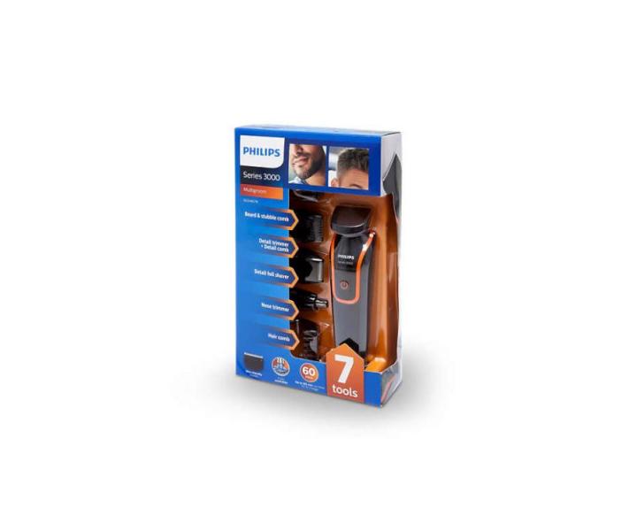 Striha� vlasov a f�zov 7v1 Philips QG3340/16 - �ierny