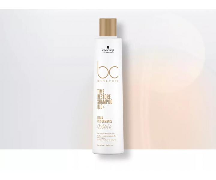 ampn pre krehk a zrel vlasy Schwarzkopf Professional BC Bonacure Time Restore Shampoo - 250 ml