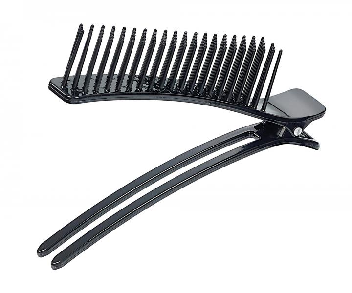 Klipsa do vlasov s hrebienkom Sibel - ierna