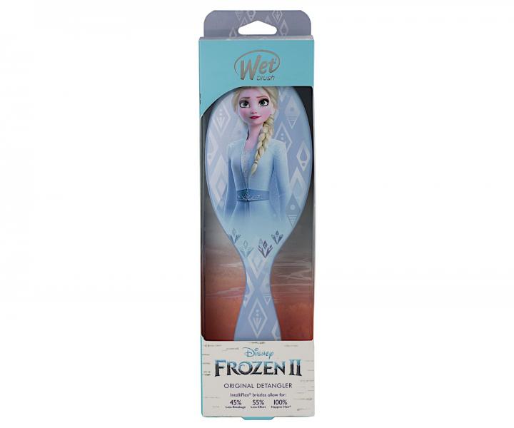 Kefa na rozesvanie vlasov Wet Brush Original Detangler Frozen II Elsa - pastelovo fialov