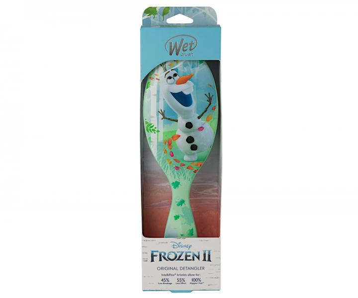Kefa na rozesvanie vlasov Wet Brush Original Detangler Frozen II Olaf - pastelovo zelen
