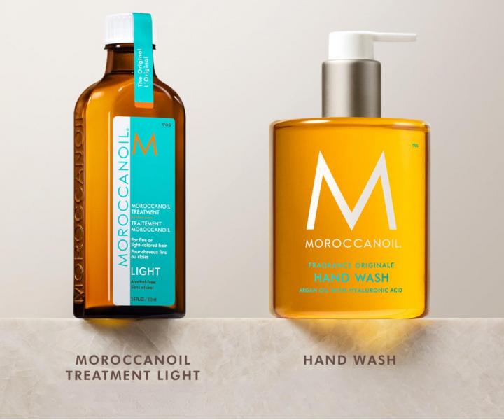 Dar�ekov� sada �ahkej olejovej starostlivosti Moroccanoil Treatment Light Hair & Hand Heroes + mydlo na ruky Moroccanoil zadarmo