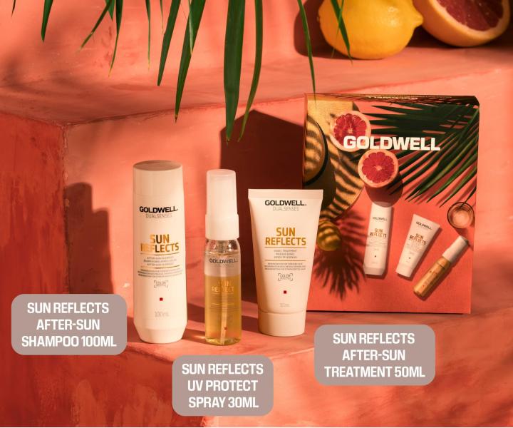 Dar�ekov� sada pre vlasy vystaven� slnku Goldwell Dualsenses Sun Reflects Travel Set