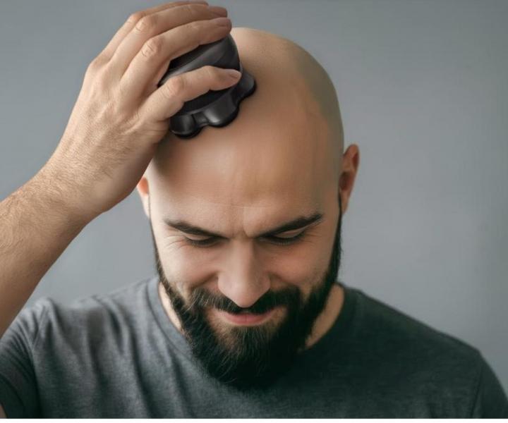 Rota�n� holiaci stroj�ek na vlasy Sencor Head Shaver SMS 0800BK - �ierny