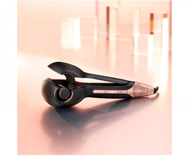 Automatick kulma na vlasy Babyliss Wave Secret Air - ierna, rosegold
