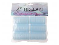 Samodriace natky na vlasy Bellazi Velcro pr. 22 mm - 6 ks, modr