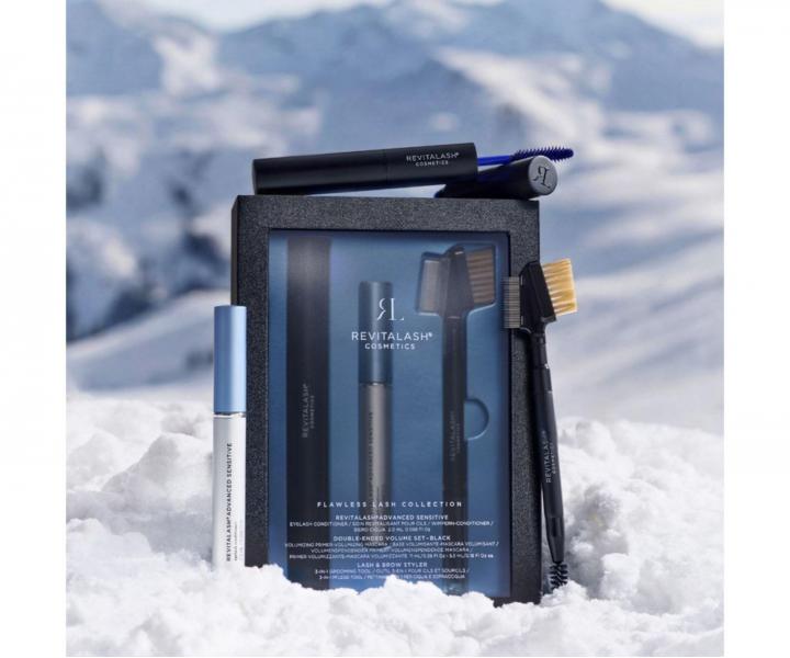 Dar�ekov� sada pre starostlivos� o riasy citliv�ch o�� RevitaLash Flawless Lash Collection Sensitive + riasenka a kefka zdarma