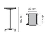 Kadern�cky odkladac� stol�k Ceriotti Wizzy - �ierny