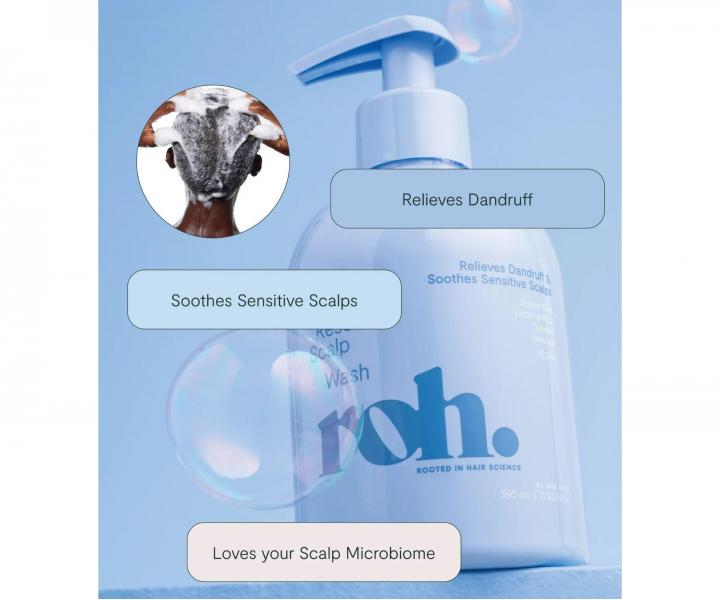 Upokojuj�ci �amp�n pre citliv� a problematick� poko�ku hlavy ROH The Reset Scalp Wash - 350 ml