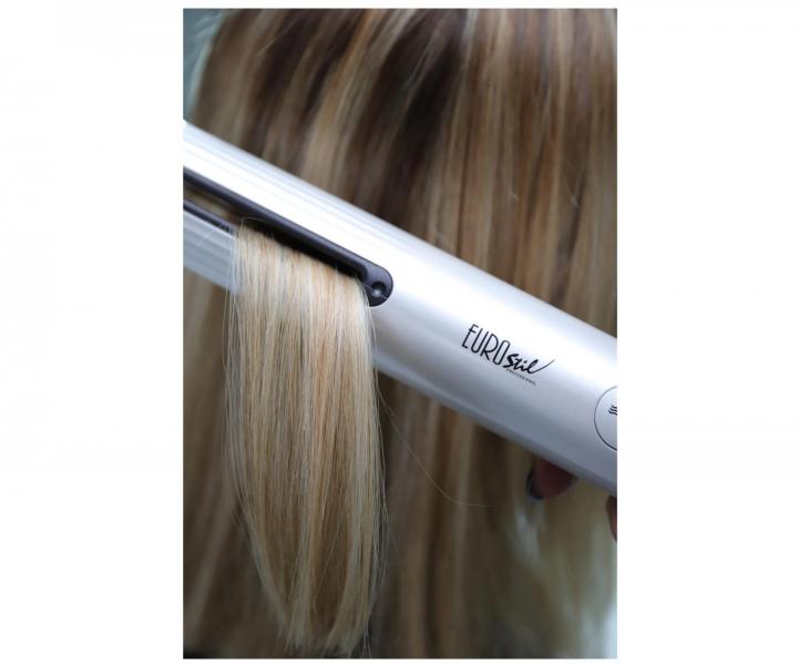 Vys��acia �ehli�ka na vlasy Eurostil Professional Aura 09500 - 1400 W, strieborn�