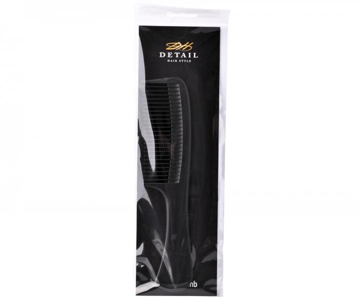 Hrebe� na vlasy s rukov�ou Detail - Hair style Handle Comb - 21,5 cm, �ierny