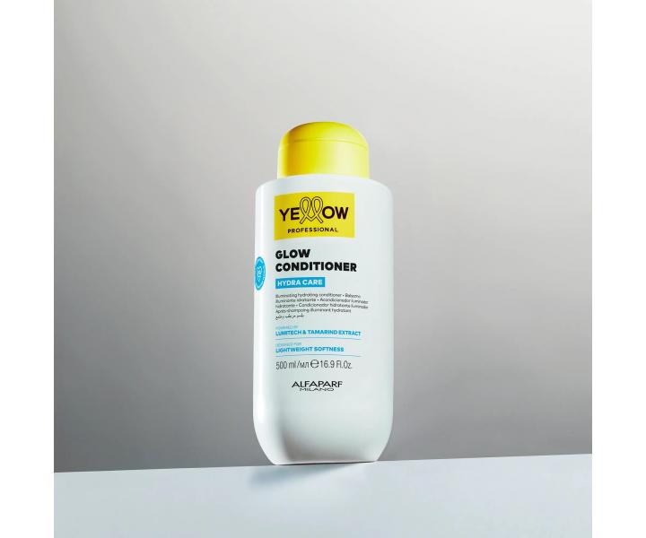 Rozjas�uj�ci hydrata�n� kondicion�r pre vlasy bez lesku Yellow Professional Hydra Care Glow Conditioner - 500 ml