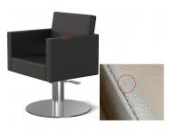 Kadern�cke kreslo SilverFox 6638 - �ierne - II.akost - trhlina v ko�enke, bez origin�lneho obalu