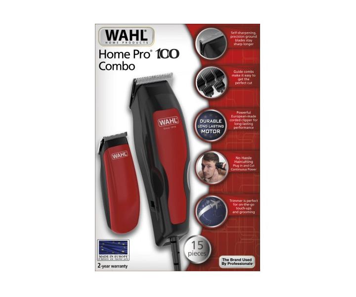 Set zastrihova�a a kont�rovacieho stroj�eka Wahl Home Pro 100 Combo