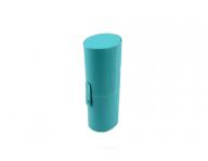 Ov�lne zelen� p�zdro s 9 �tetci na make-up, Sibel