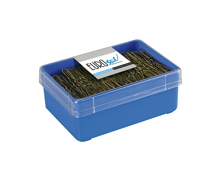 Vlnit vlsenka Eurostil Professional - 5,5 cm, zlat - 400 ks