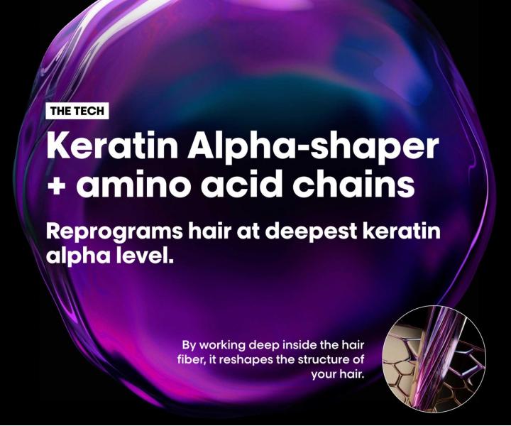 Maska pre uhladenie krepat�ch vlasov Lor�al Professionnel Serie Expert Keratin Alpha Sleek - 500 ml