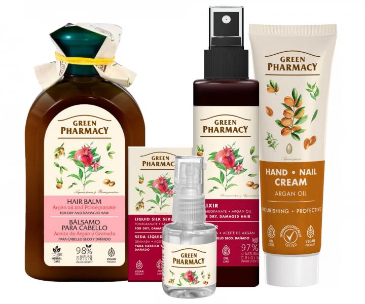Darekov sada pre such a pokoden vlasy s grantovm jablkom a arganovm olejom Green Pharmacy