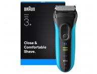 Planetov holiaci strojek Braun Series 3+ 3040s - ierno-tyrkysov
