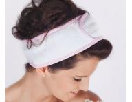 Kozmetick elenka MaryBerry Pinky Ice-Cream - biela s ruovmi prkami