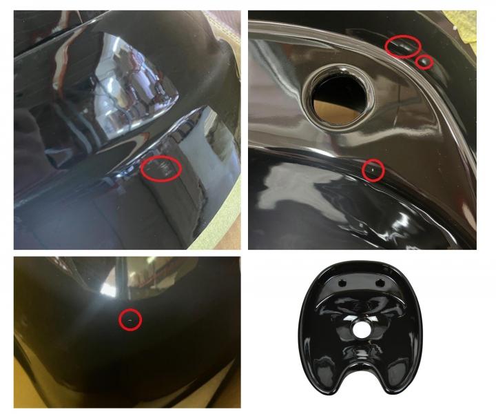 Um�vadlo pre um�vac� box, Detail DHS-0325b - keramick�, �ierne - II. akos�, kaz glaz�ry