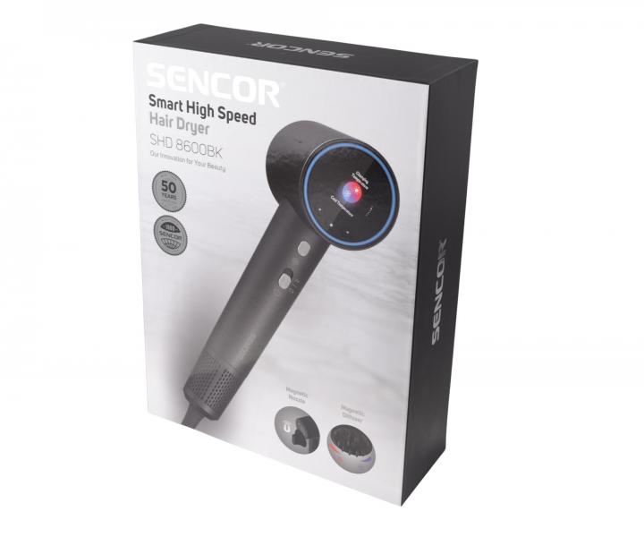 Su�i� vlasov Sencor Smart High Speed Hair Dryer SHD 8600BK - 1600 W, �ierny