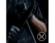 Vinylov rukavice Espeon Vinyl Plus - 100 ks, ierne, vekos L