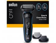 Planetov holiaci strojek Braun Series 5 52-B1650s - ierno-modr